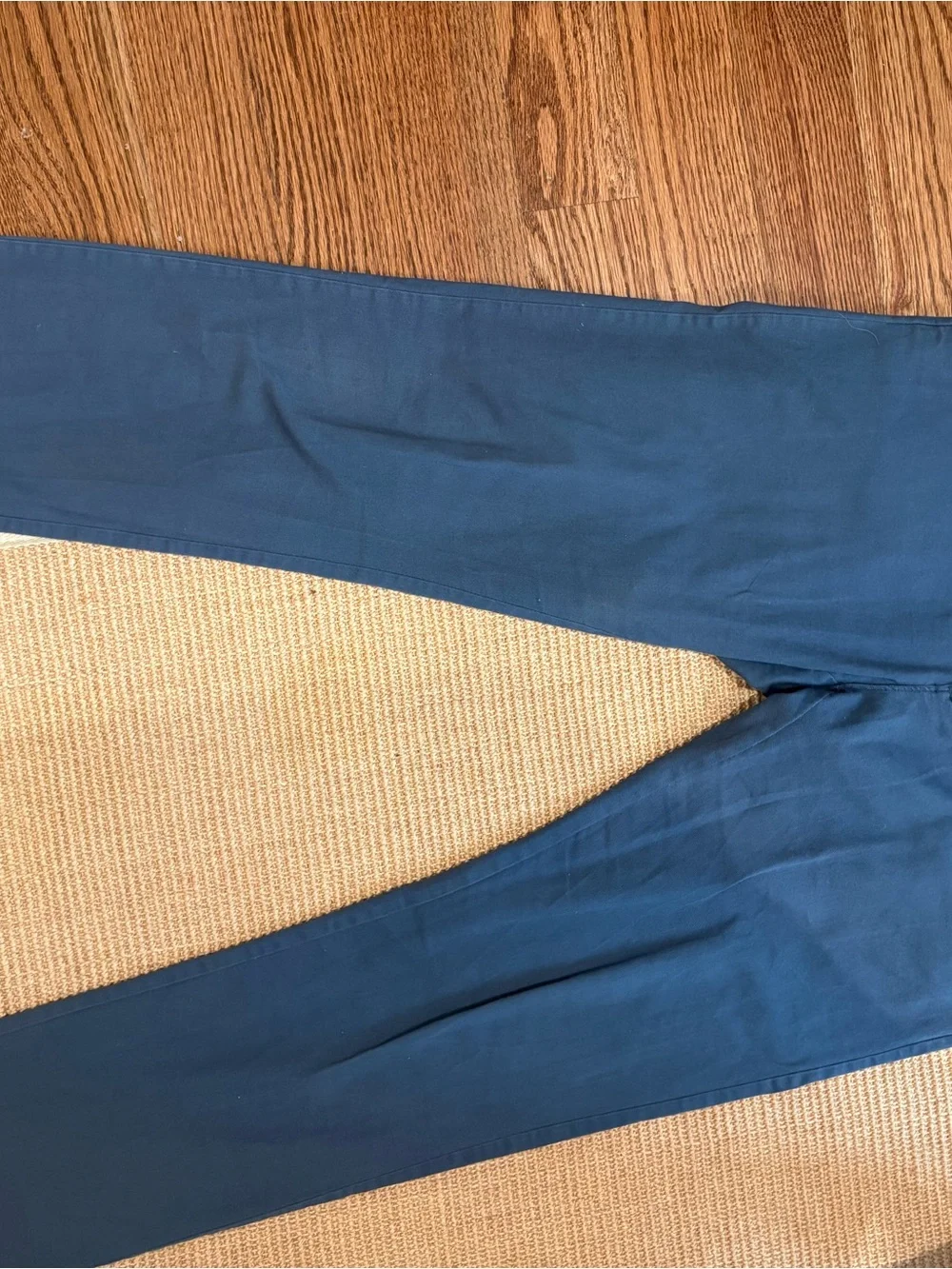 Men's Slim Stretch Pants in Navy Blue