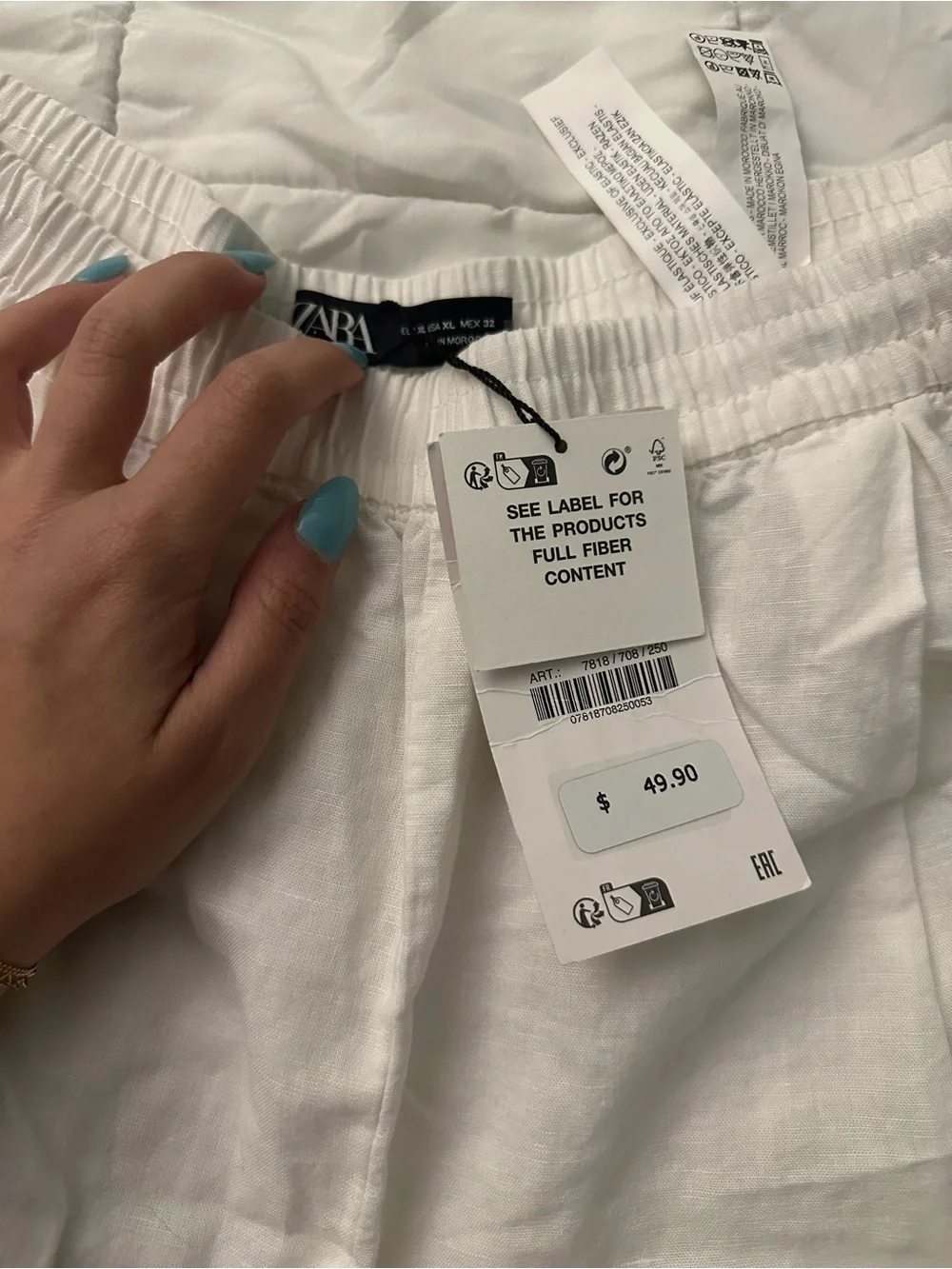 Zara crisp white