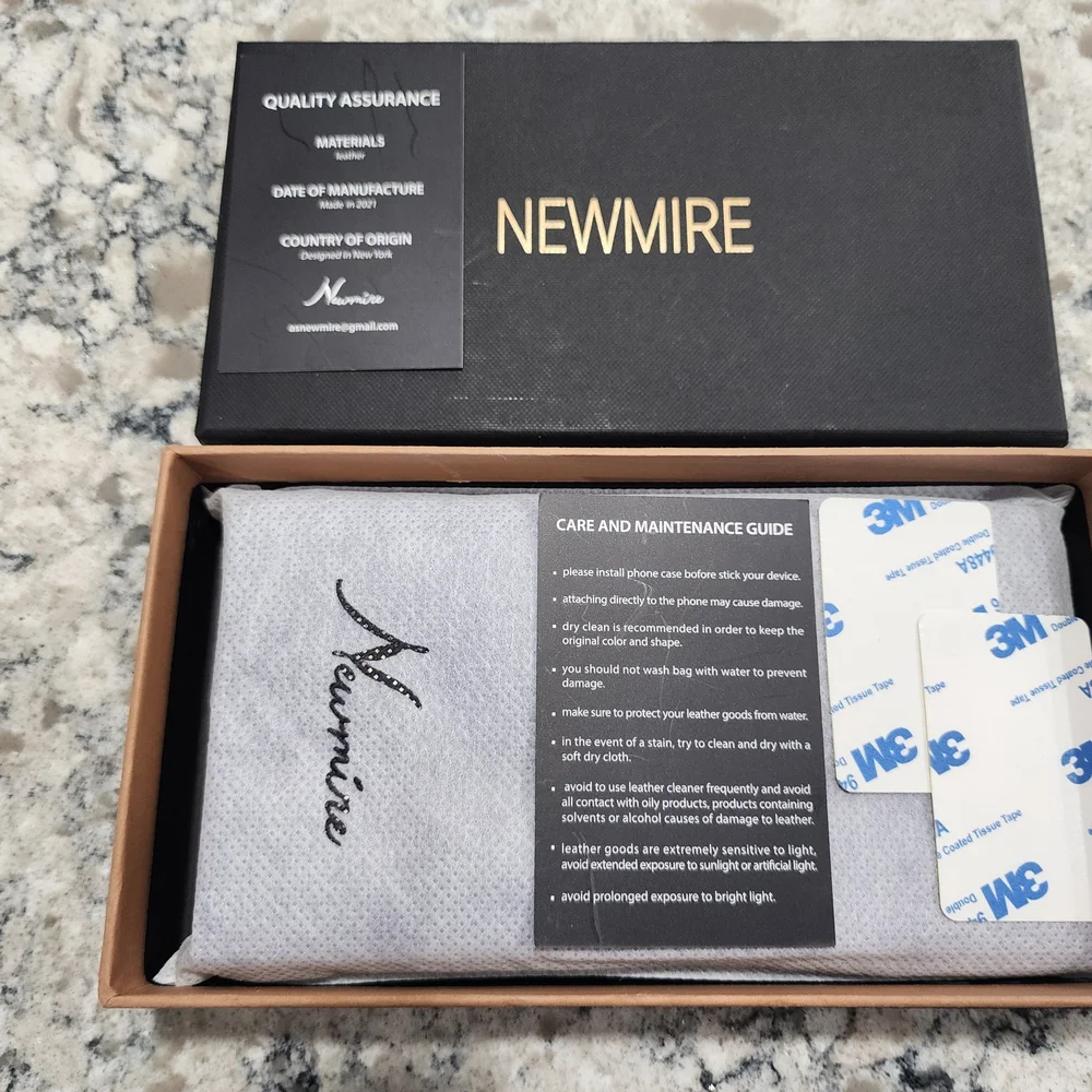 Newmire leather duo