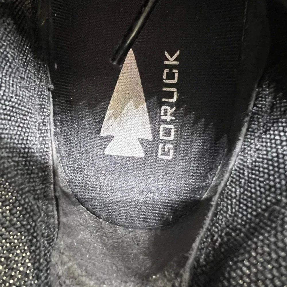 GORUCK MACV-2 Tactical Boots Men's Size 13 Black Leather Nylon Rucking Shoes