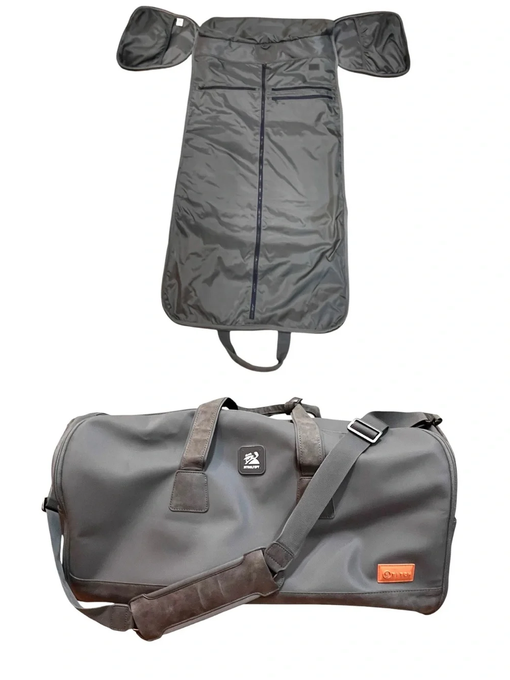 Stitch Gray Duffle Bag Golf Spy Garment Bag 2 in 1 Men's Weekender Travel Sports
