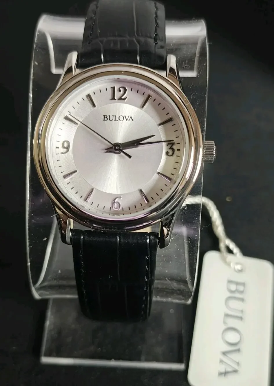 BULOVA 96T58 30mm Silver Dial Classic Ladies Watch Needs Battery (Included)