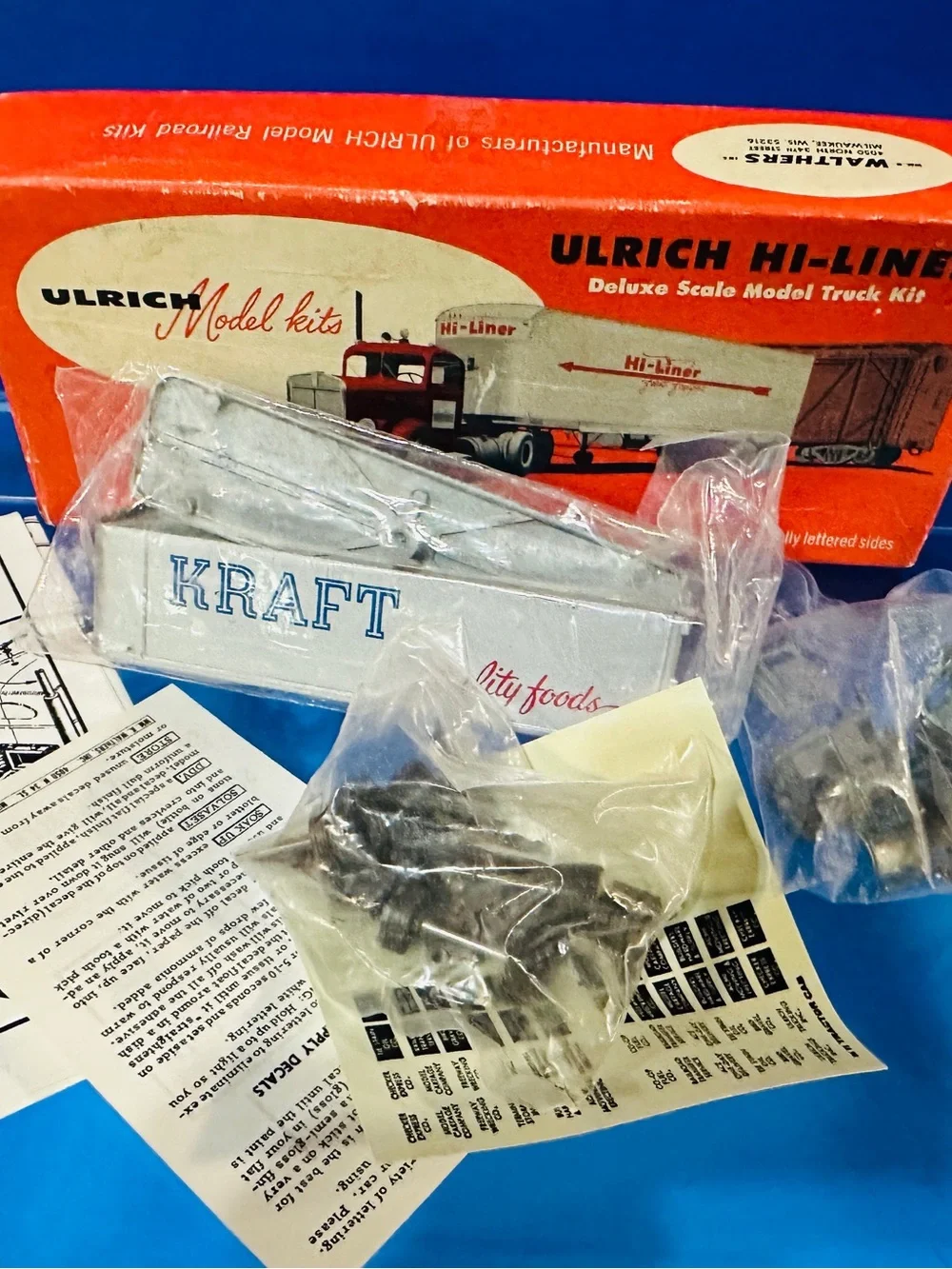 Ultich Model Kits vintage 50’s