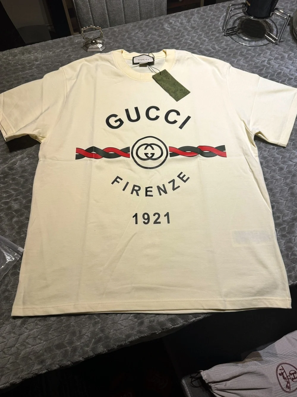 Gucci cream shirt