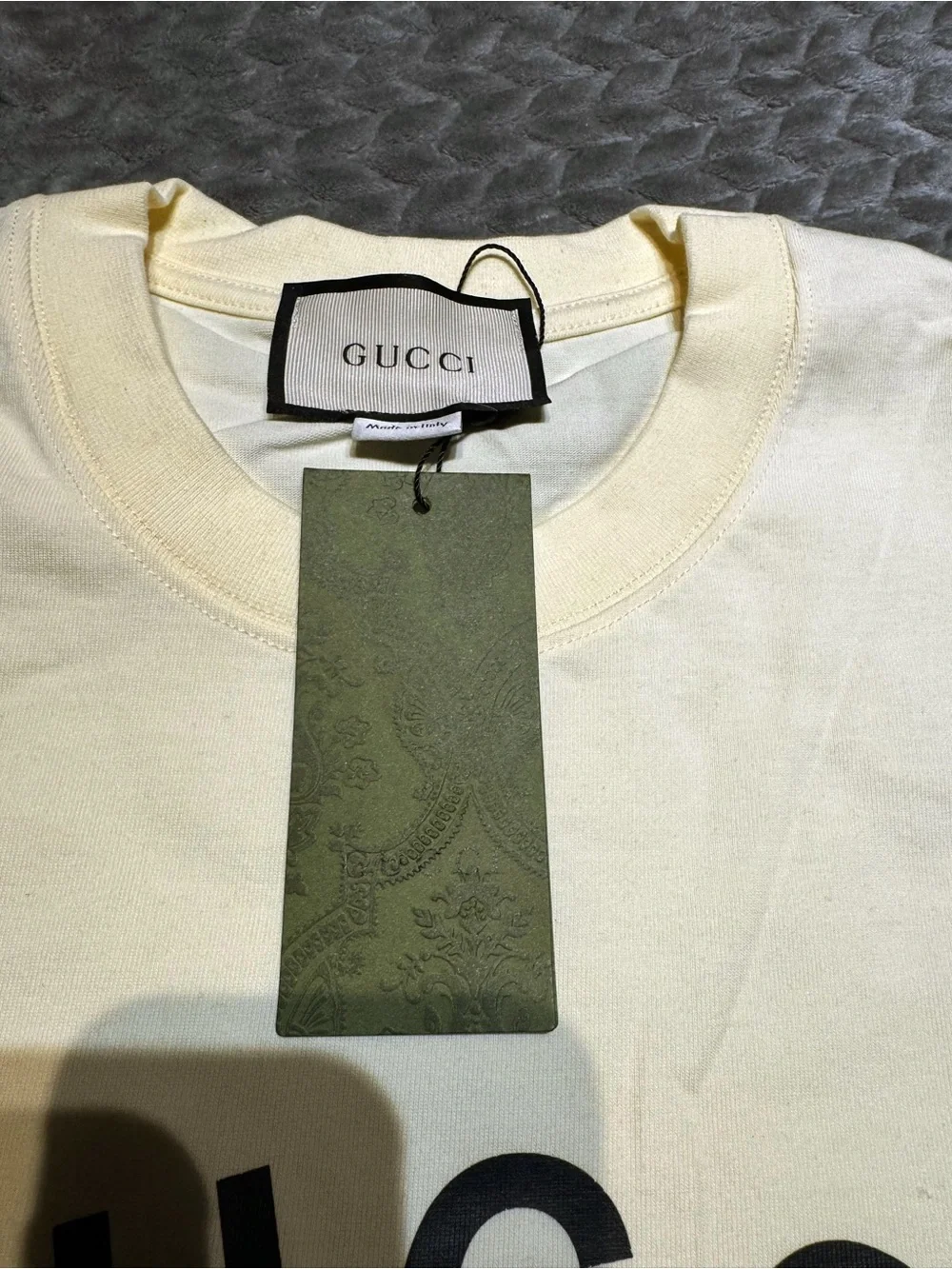 Gucci cream shirt