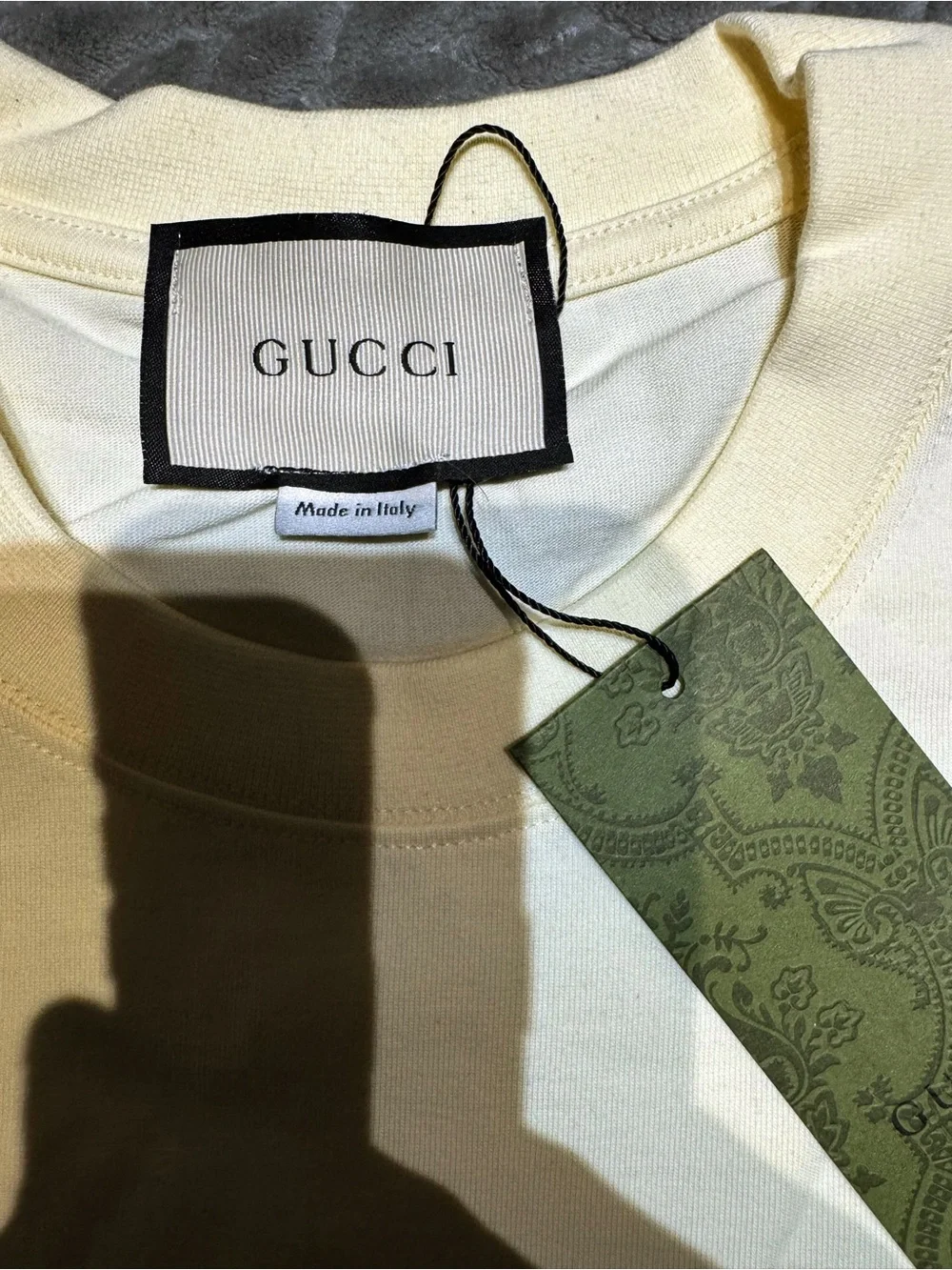 Gucci cream shirt