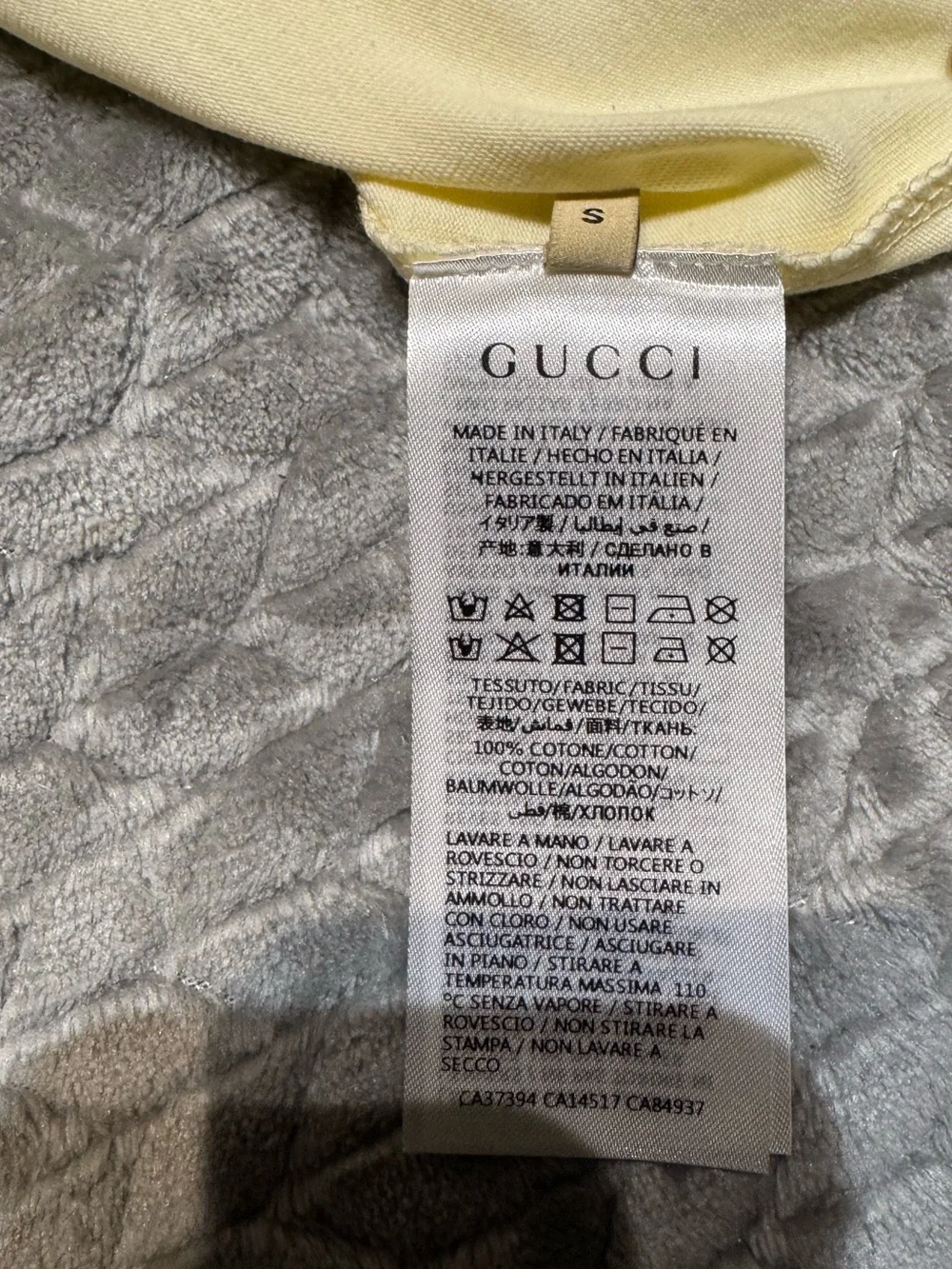 Gucci cream shirt