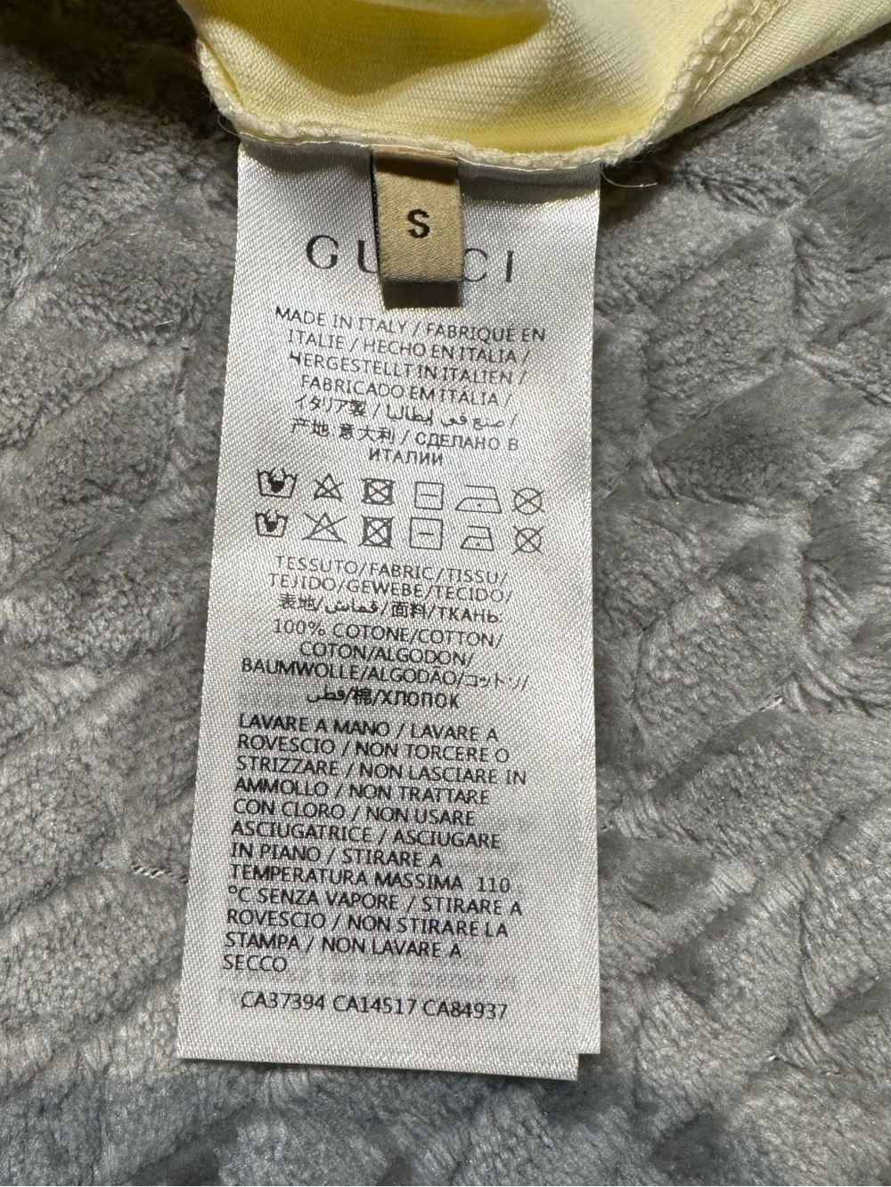 Gucci cream shirt