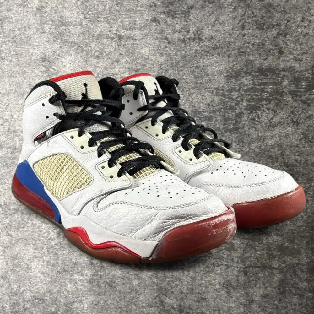 Nike Air Jordan Mars 270 Olympic White Red Blue Mens Size 13 Sneakers CD7070-104