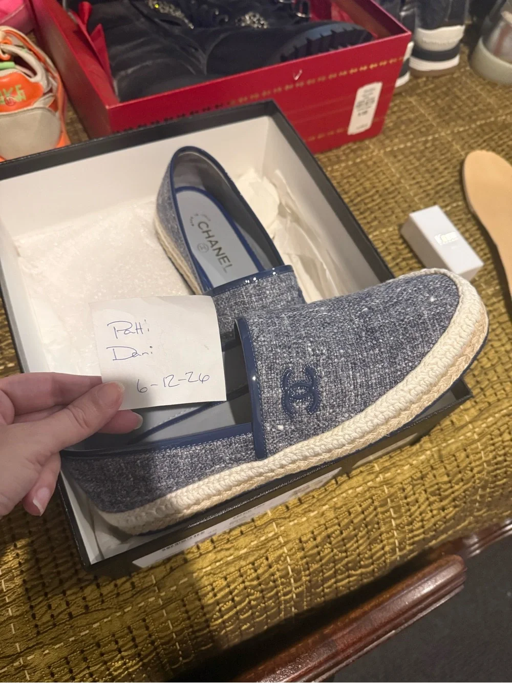 CHANEL sole espadrilles