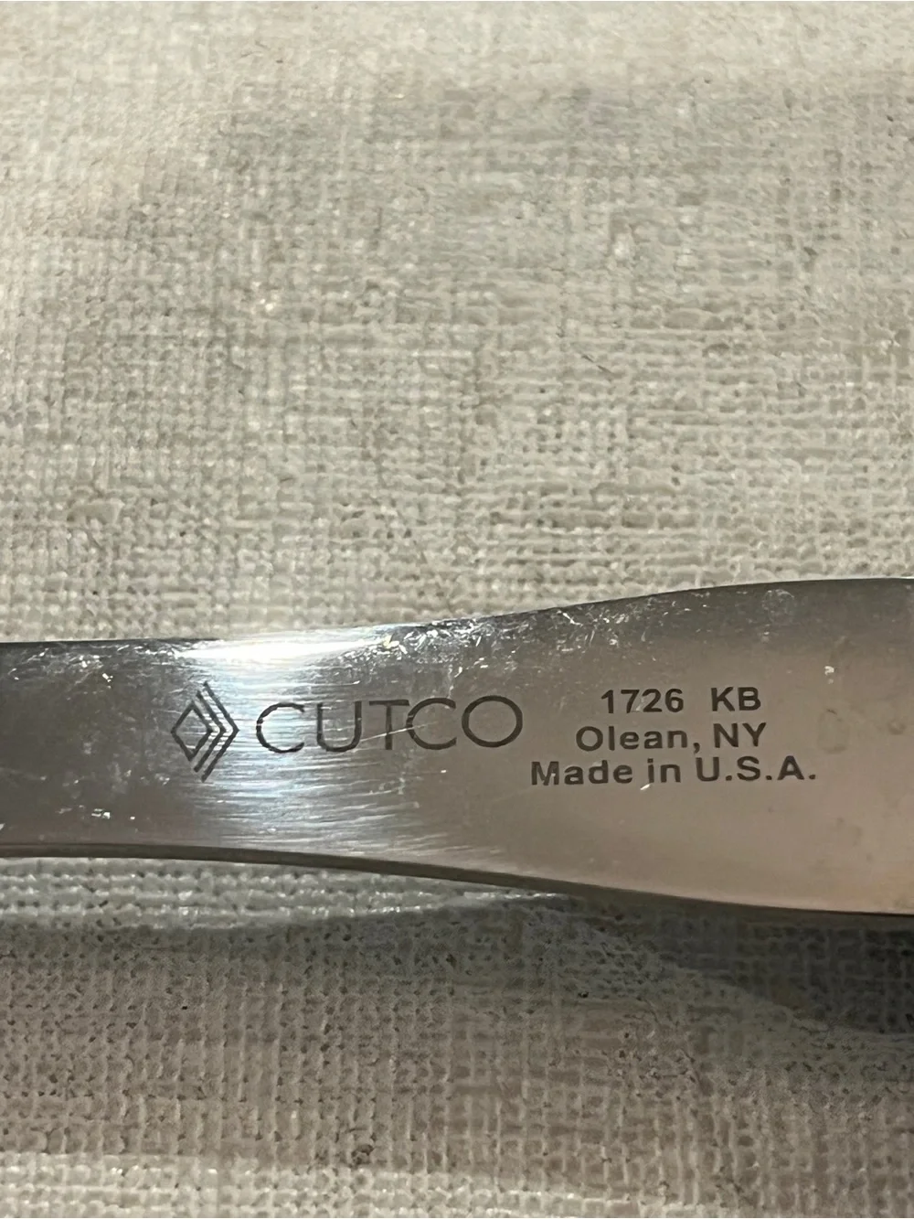 Cutco secure black serving