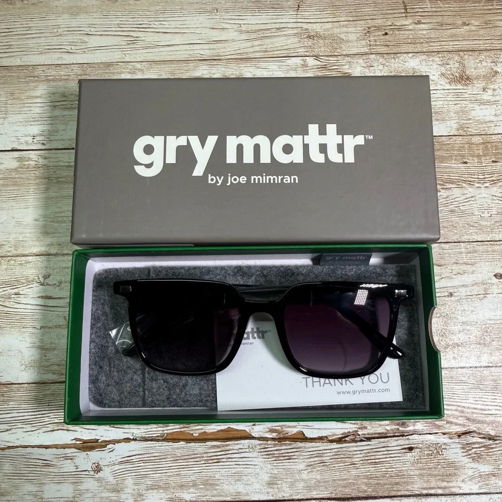 Gry Mattr Reading Glasses Unisex +2.50 Black Clever Blue Light 650186BK