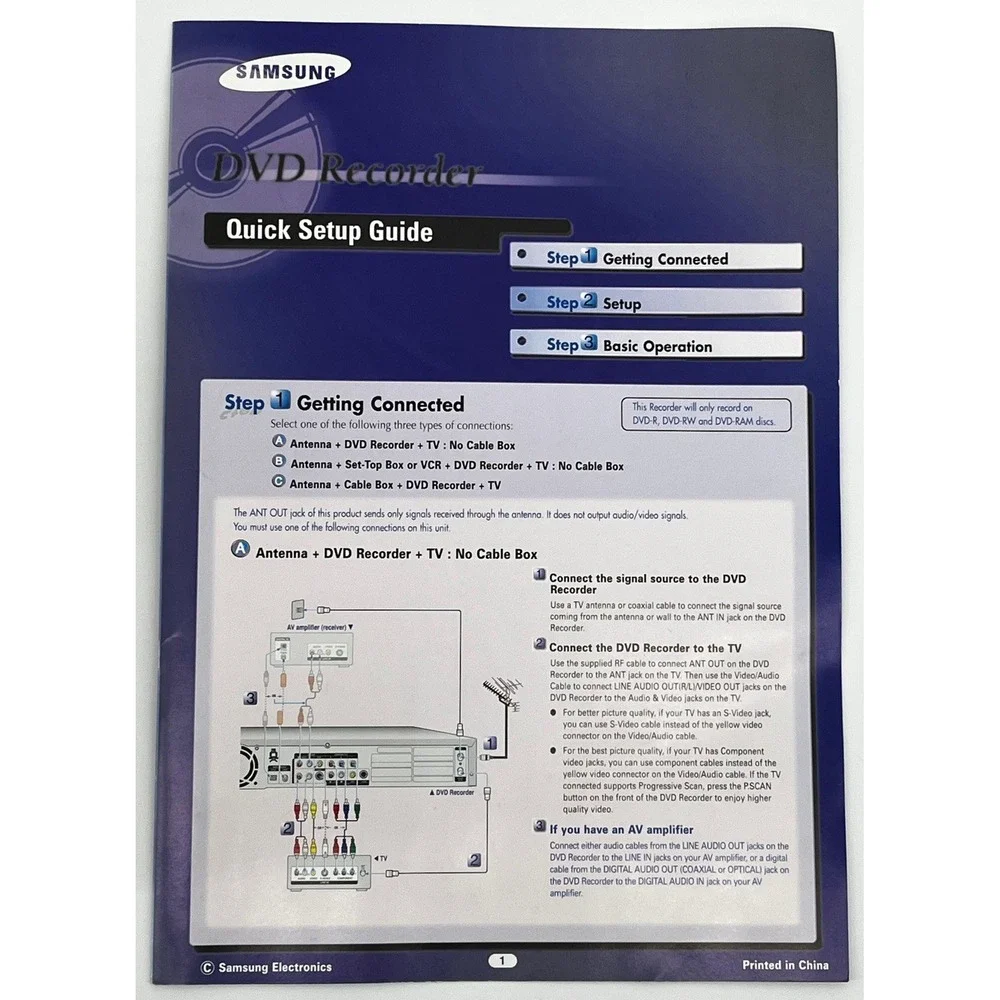 Samsung dvd r120