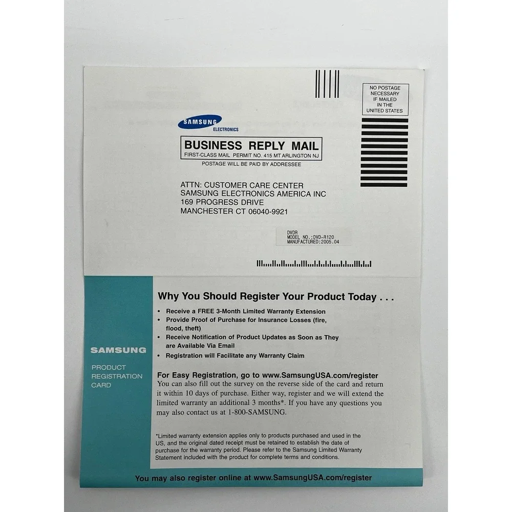 Samsung dvd r120
