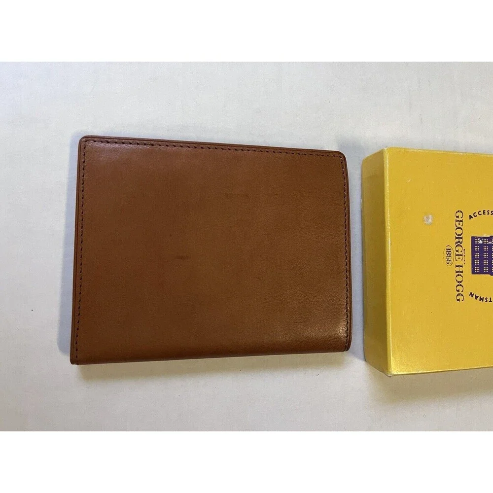 George Hogg Accessories for the Sensible Scotsman Sandvik Brown Leather Wallet