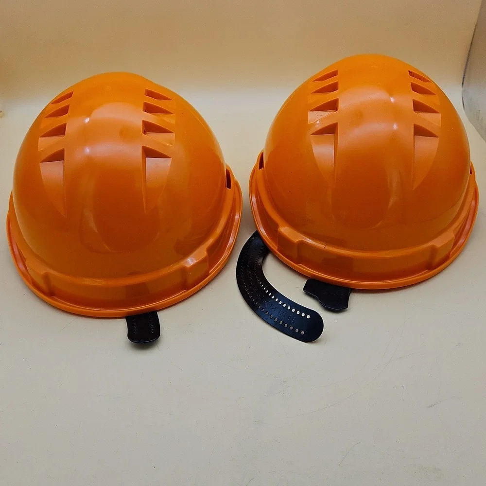 Lot Of 2 Stihl Head Hats Orange One Size Function Basics