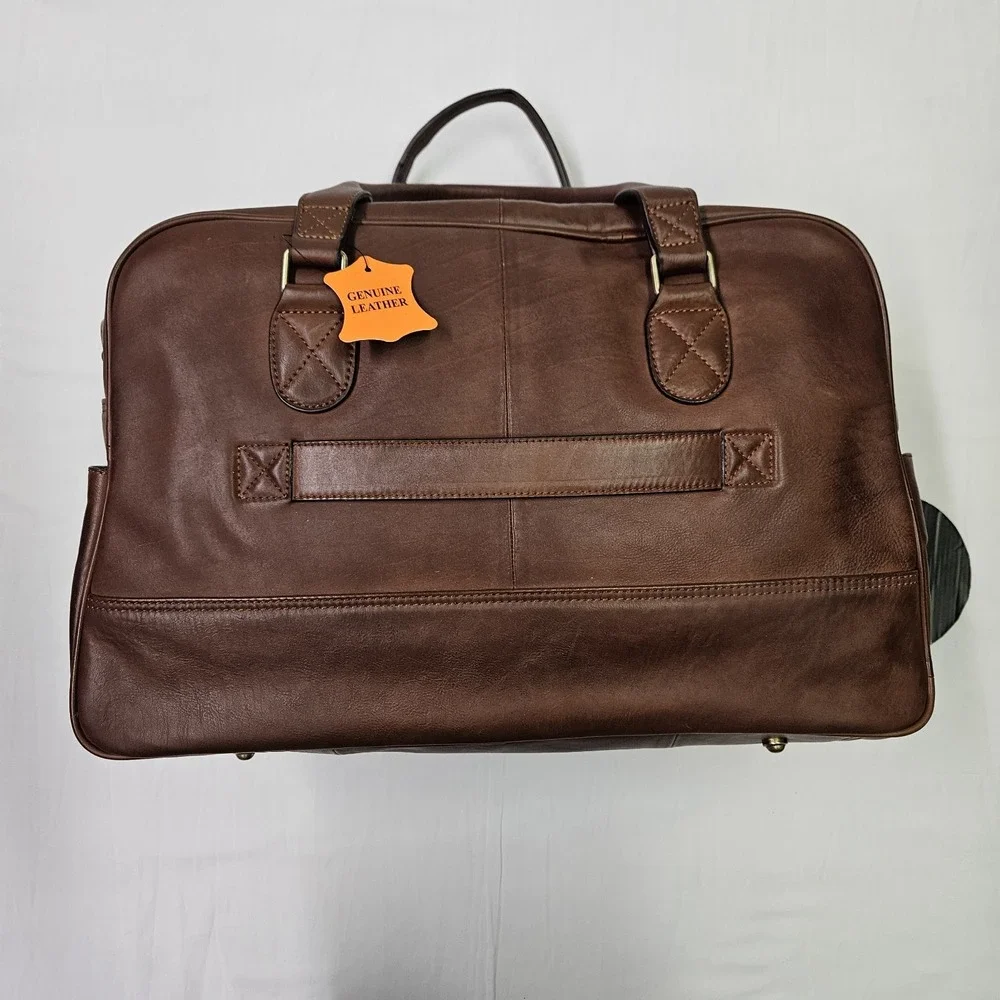 Ralph Lauren Chaps Saddle Leather Duffel ralph lauren