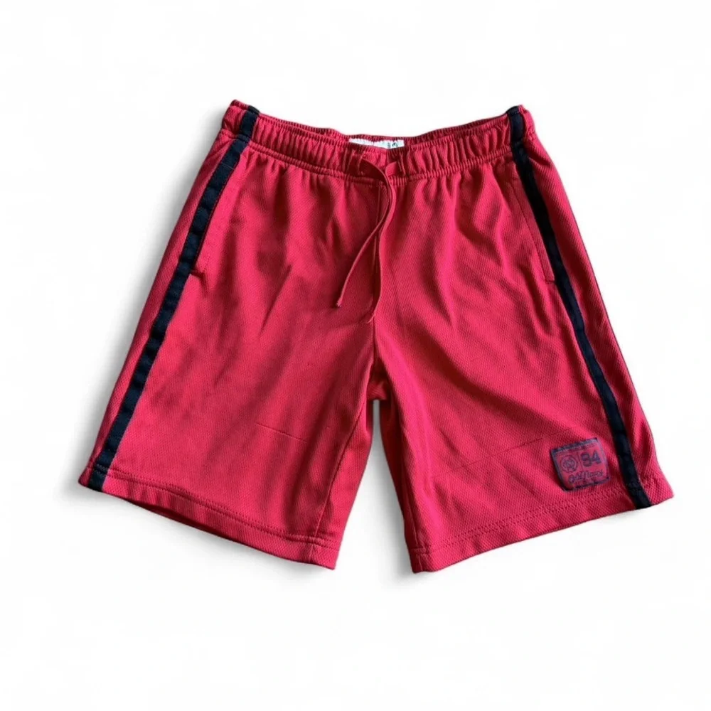 Old Navy Boys Red Mesh Athletic Shorts
