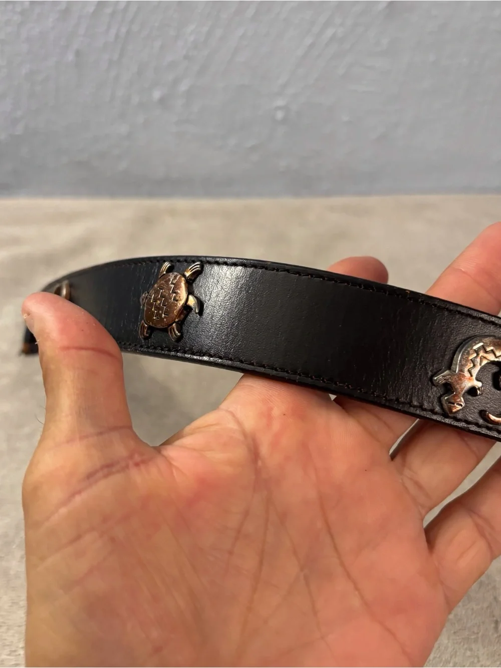 Silver Creek black leather