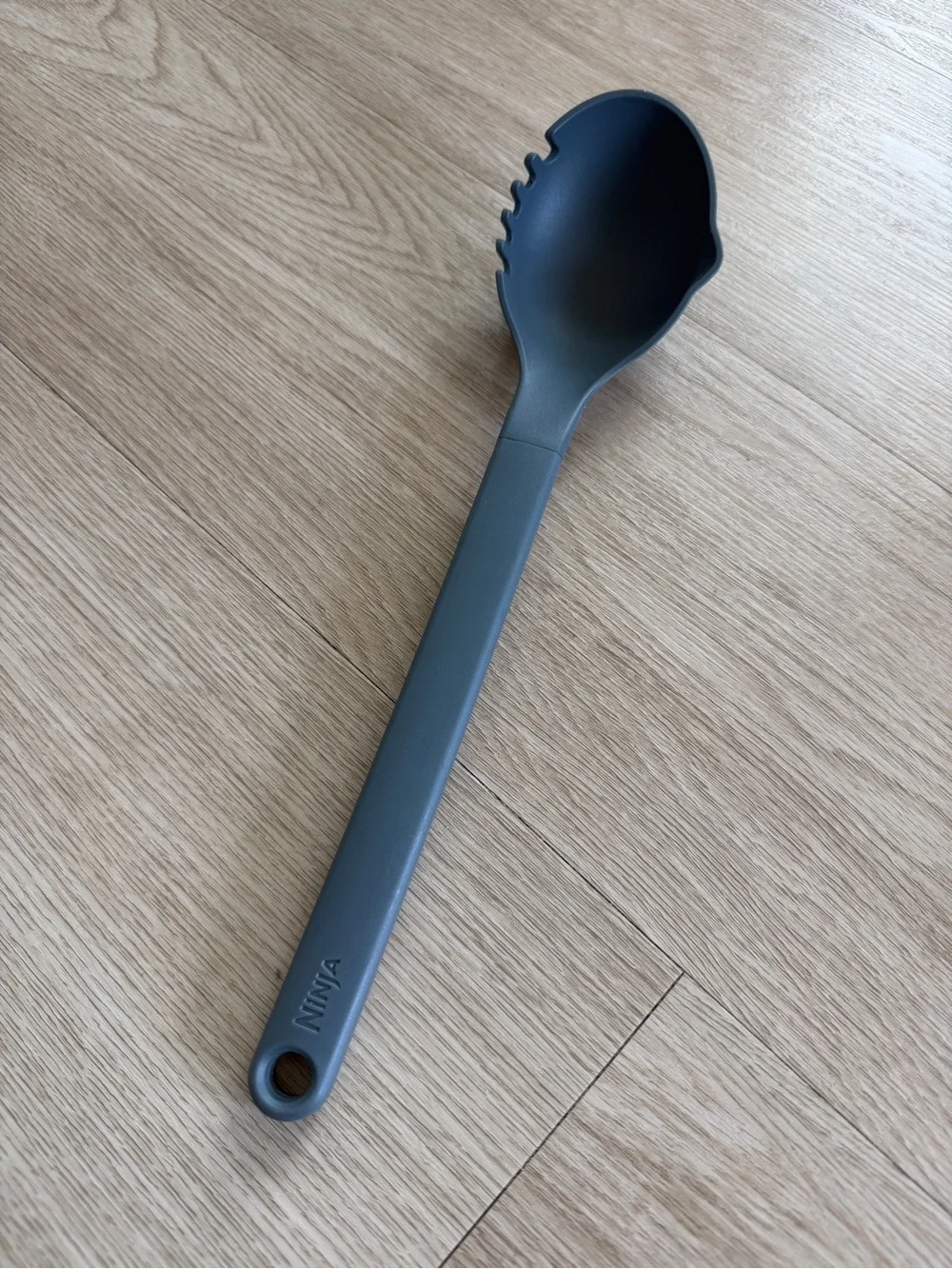 Ninja Possible Pot Spoon Ladle Pasta Multi-Function Utensil Teeth Spout Gray