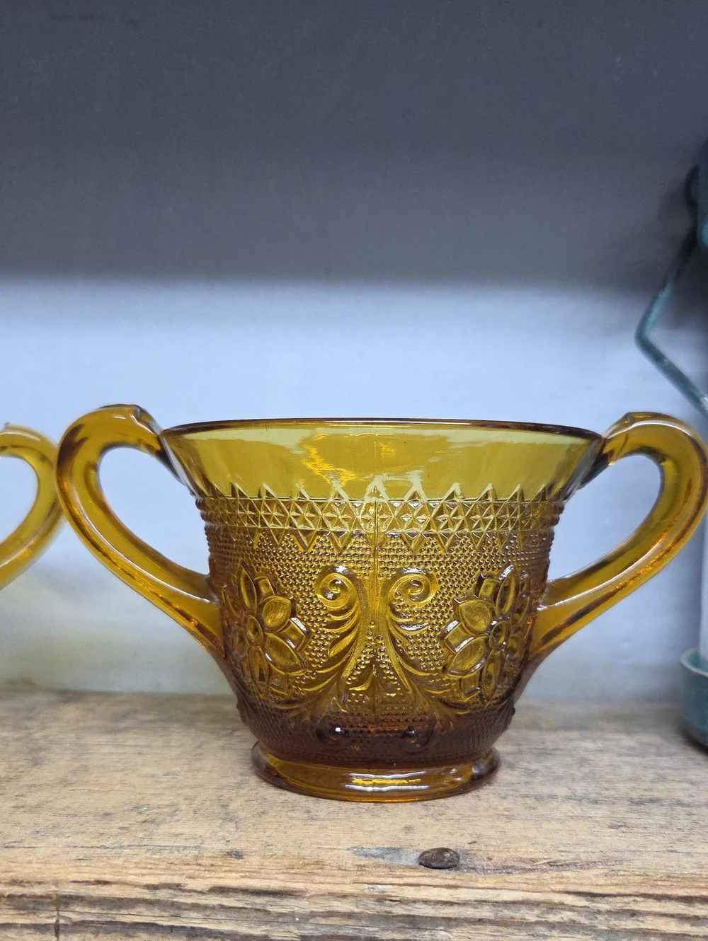Indiana Glass vintage amber
