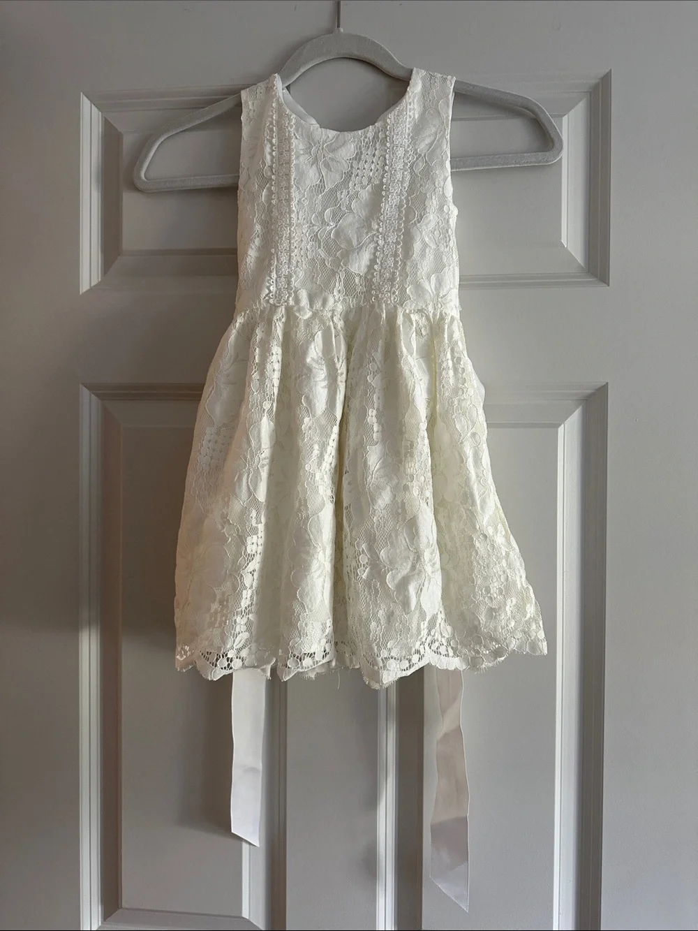 The Children's Place Ivory Lace Party Dress