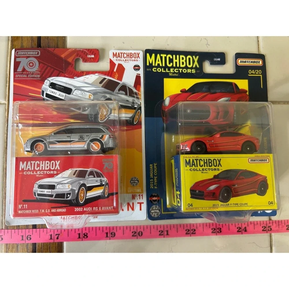 Matchbox Collectors 70th Anniversary Audi R6 Avant & Jaguar‎ F-Type Coupe