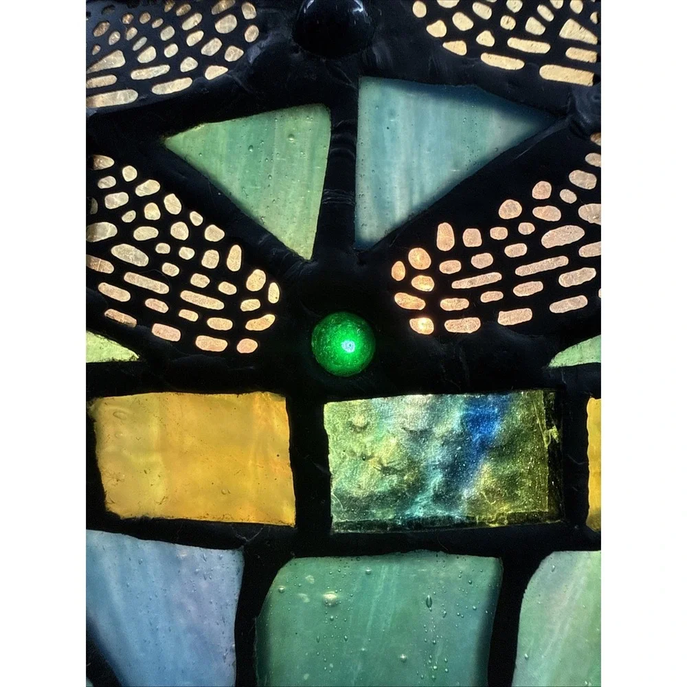 Dale Tiffany stained shipped shaped