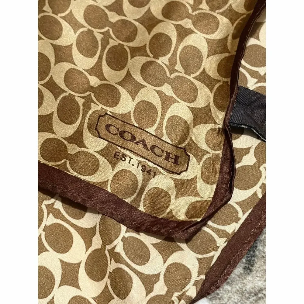 Coach authentic silk