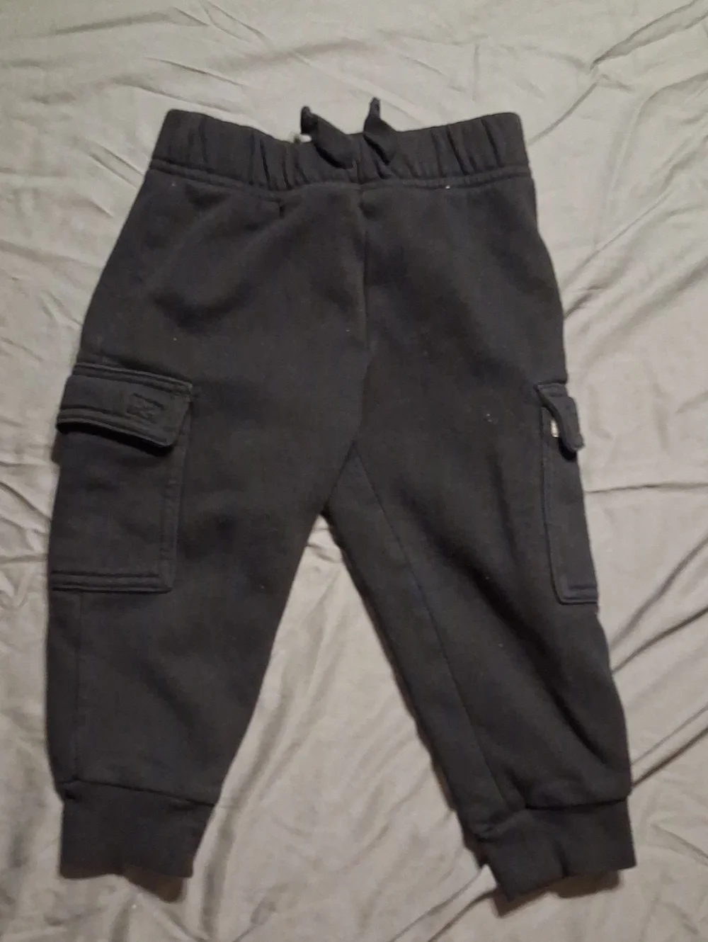 3 For $21 18-24 Month Children's Place Black Cargo Jogger Pants