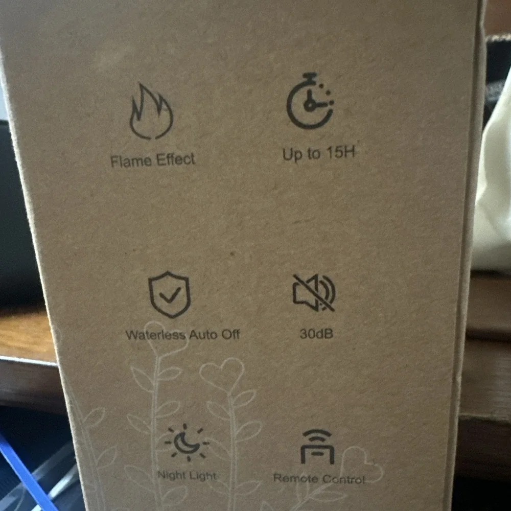 Flame Air Diffuser Humidifier,Upgraded Scent Diffuser For Essential Oils,Ultraso