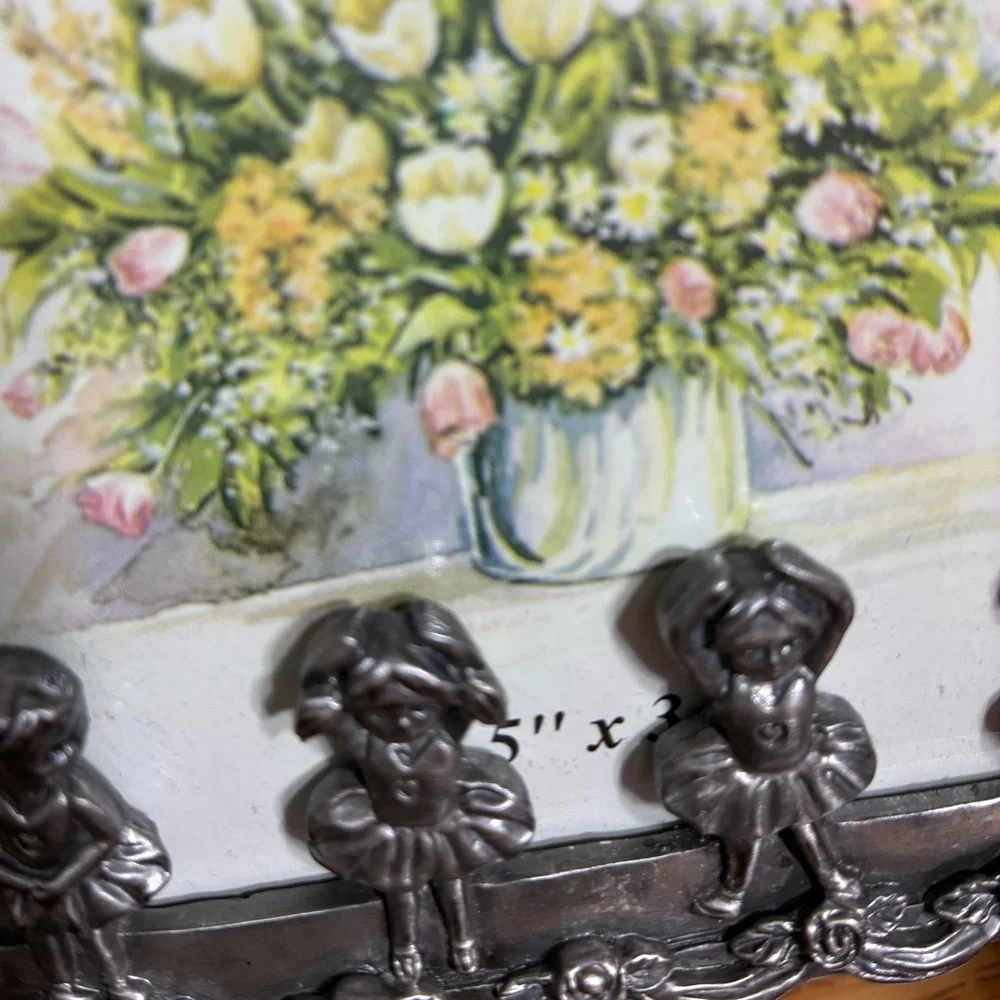 Pewter Ballerina Picture Frame New