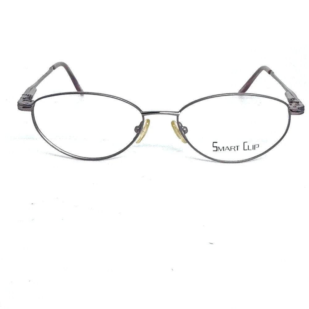 Smart Clip 422 Eyeglasses‎ Frames Full Rim Metal Purple 51[]15-140MM Lilac H1293