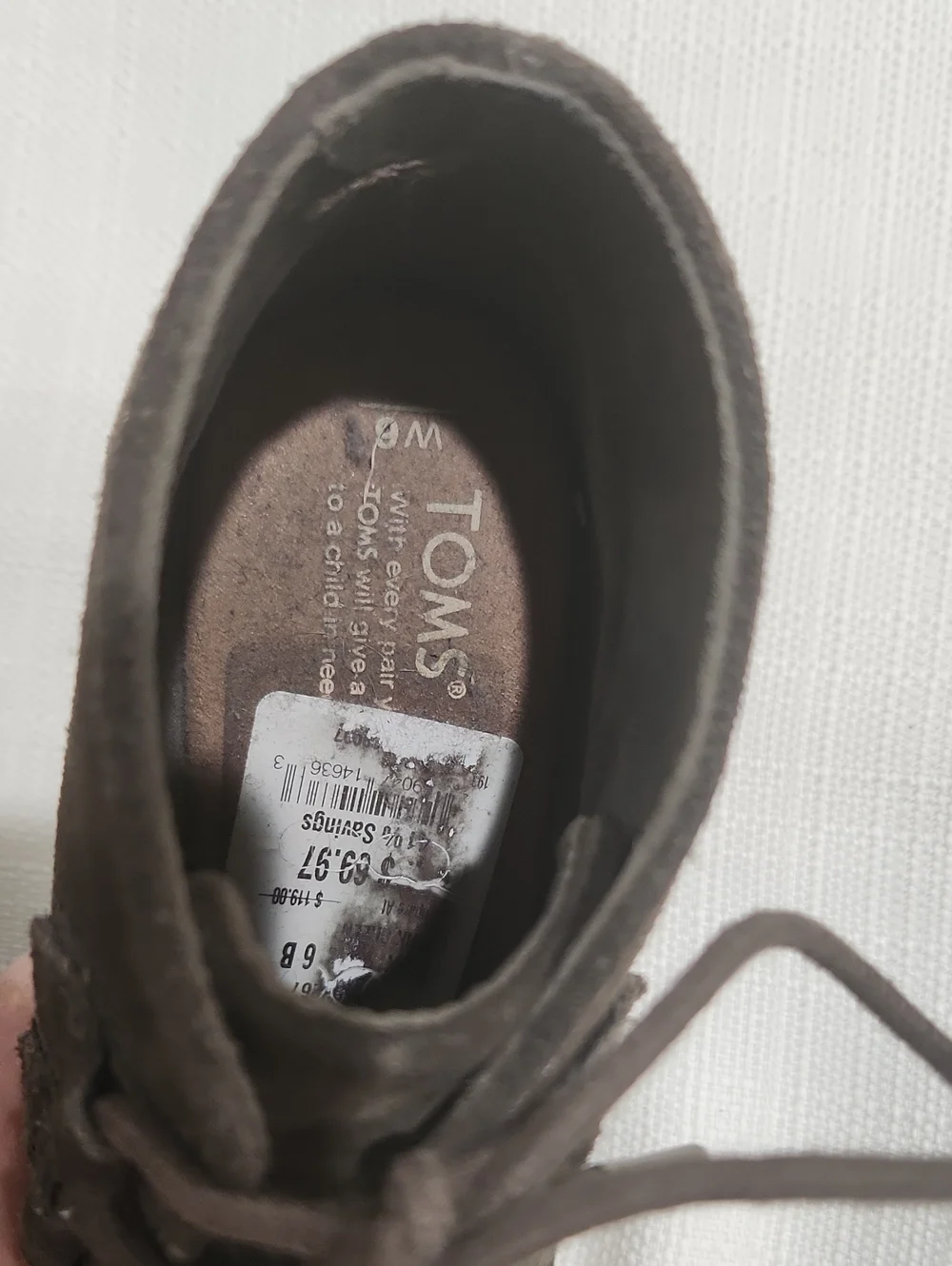 Toms lace up