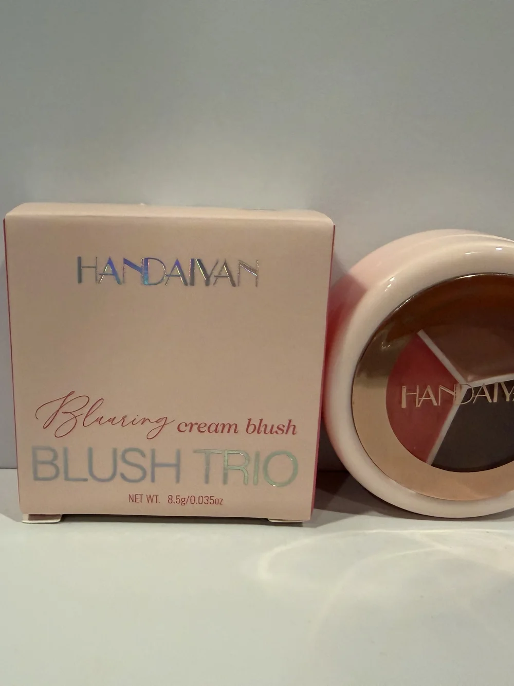 Blurring Cream Blush Trio — Pink, Coral, Brown