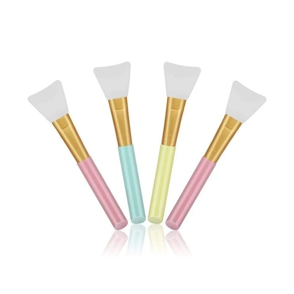 NEW Cuttte Silicone Face Mask Brushes (Set of 4) – Pink, Blue, Yellow