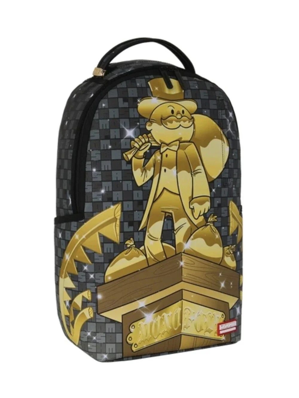 Sprayground Monopoly Get The Gold Backpack