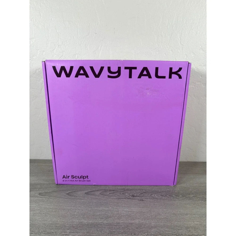 Wavytalk Air Sculpt 4-in-1 Hot Air Brush Set Black Rose Gold Hair Dryer Styler