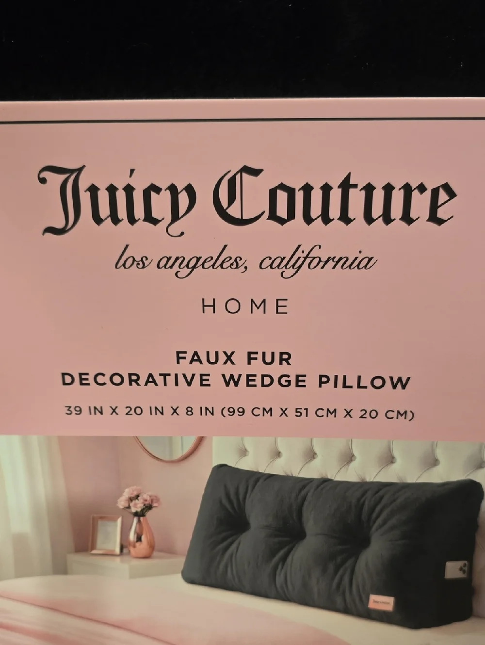 Juicy Couture tufted plush