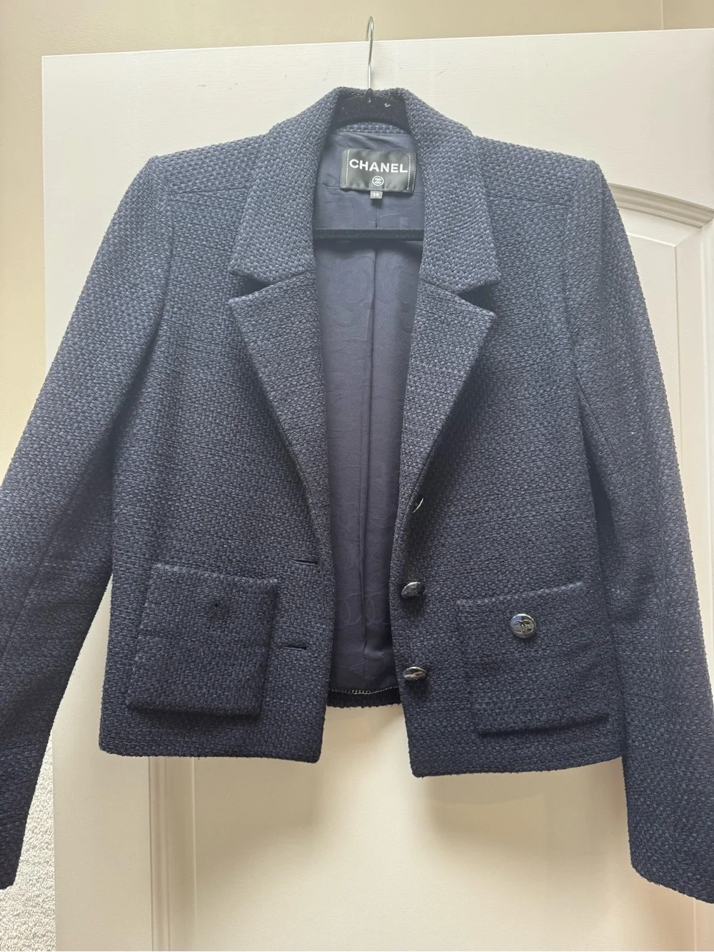 CHANEL authentic navy
