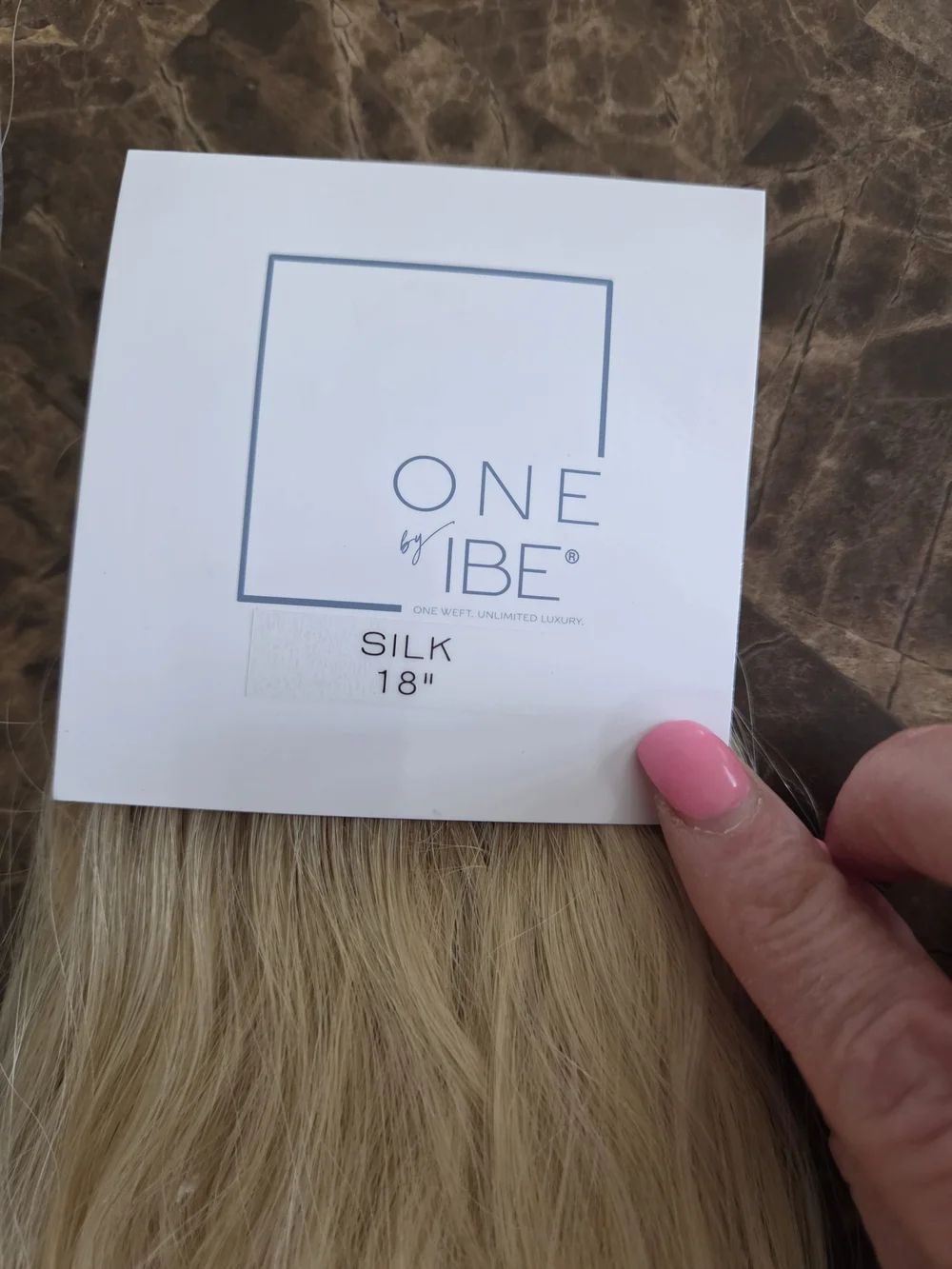 New IBE The ONE silk 18 inch Rooted ~sew In Human Hair‎