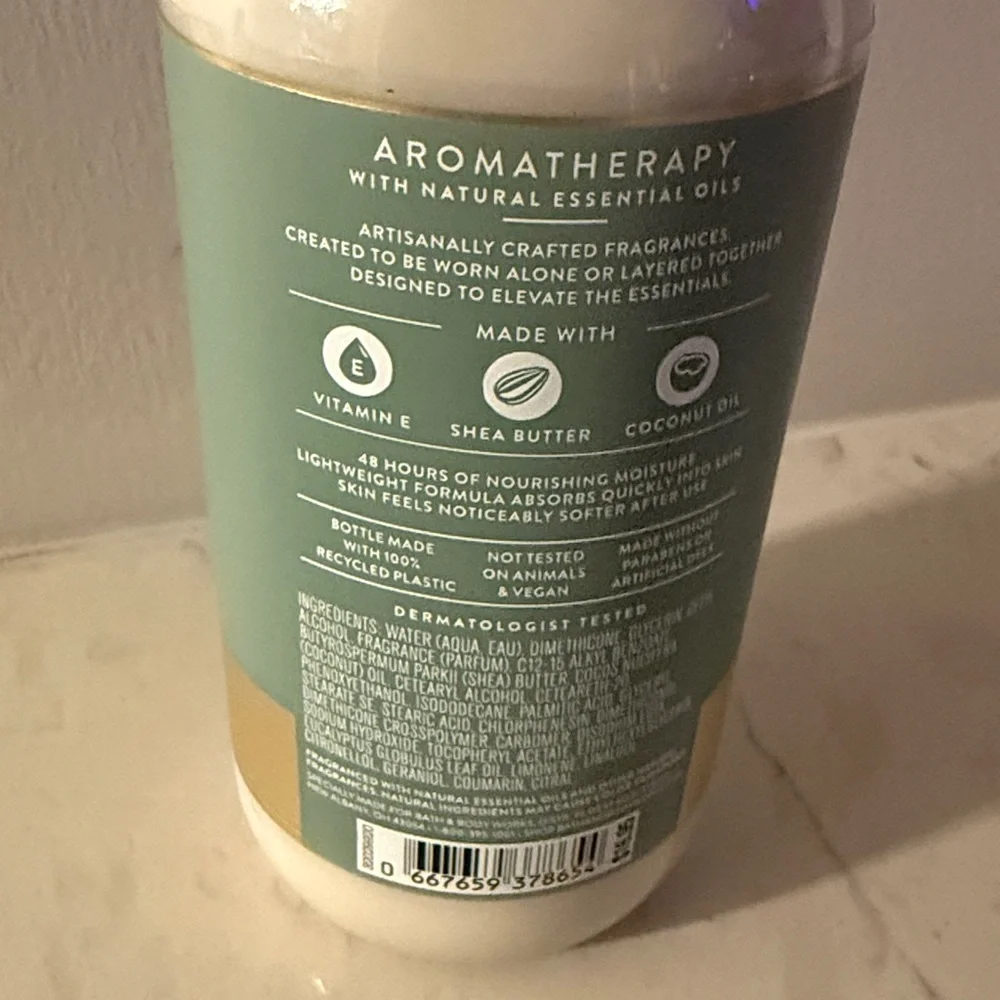 Bath & Body Works eucalyptus aromatherapy