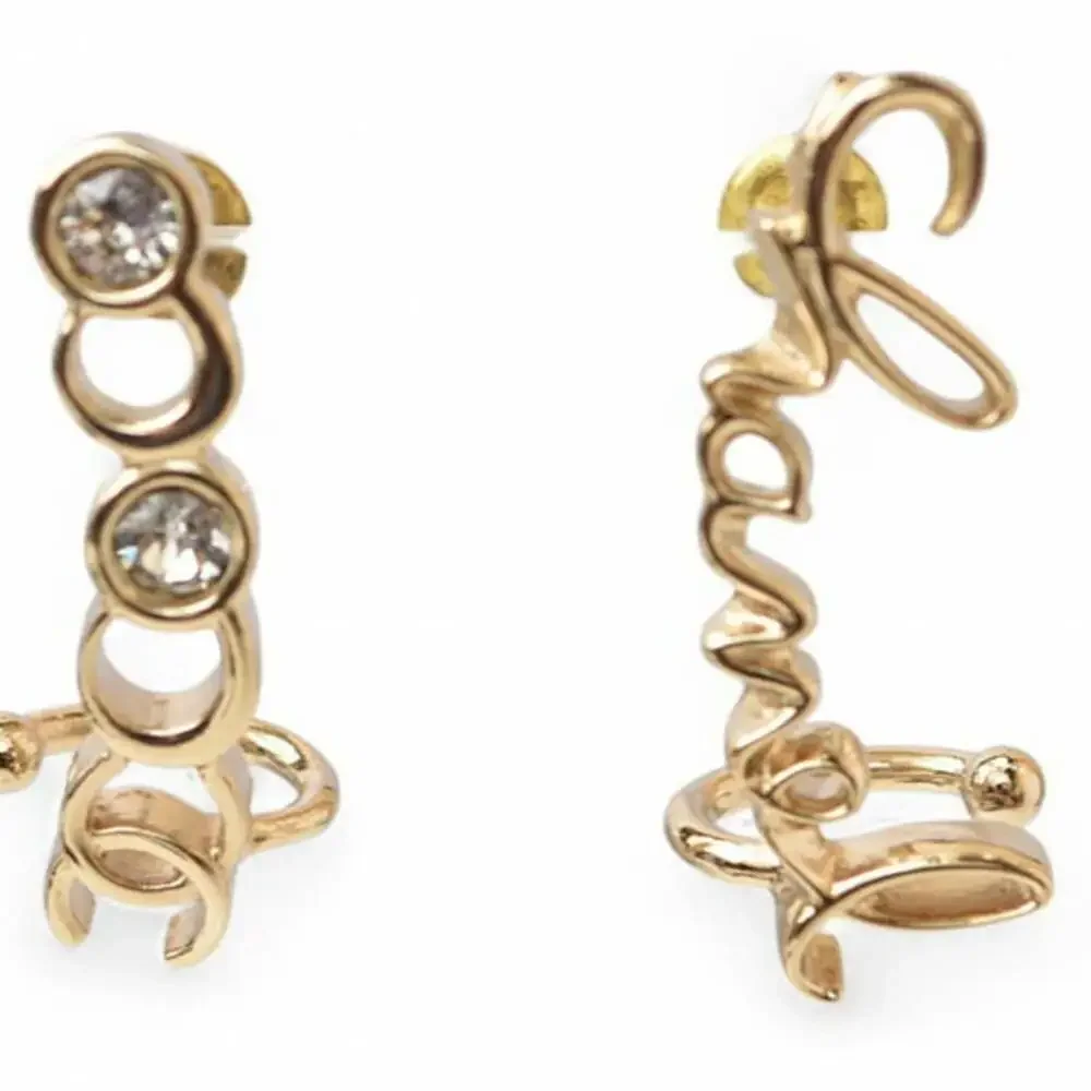 CHANEL gold earrings