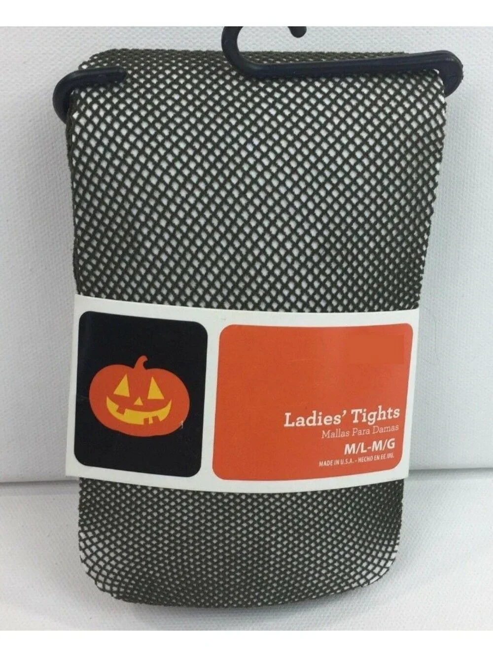 Halloween Costume Adult Black Fishnet Mesh Tights M/L Punk Rock Medium Large