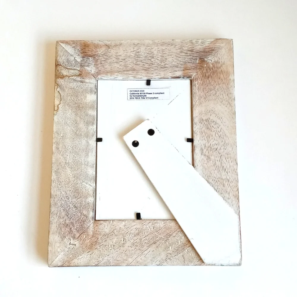 Shabby Chic White Washed/ Aged Sea Foam Green Shabby Chic Picture Frame Set of 3