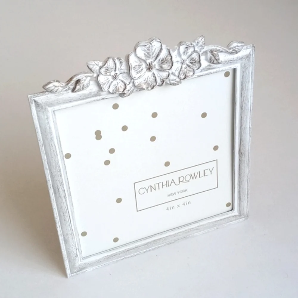 Shabby Chic White Washed/ Aged Sea Foam Green Shabby Chic Picture Frame Set of 3