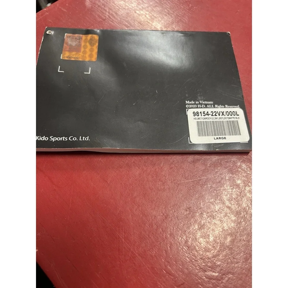 HARLEY-DAVIDSON Motorclothes‎ Helment Carry . Owners manual.