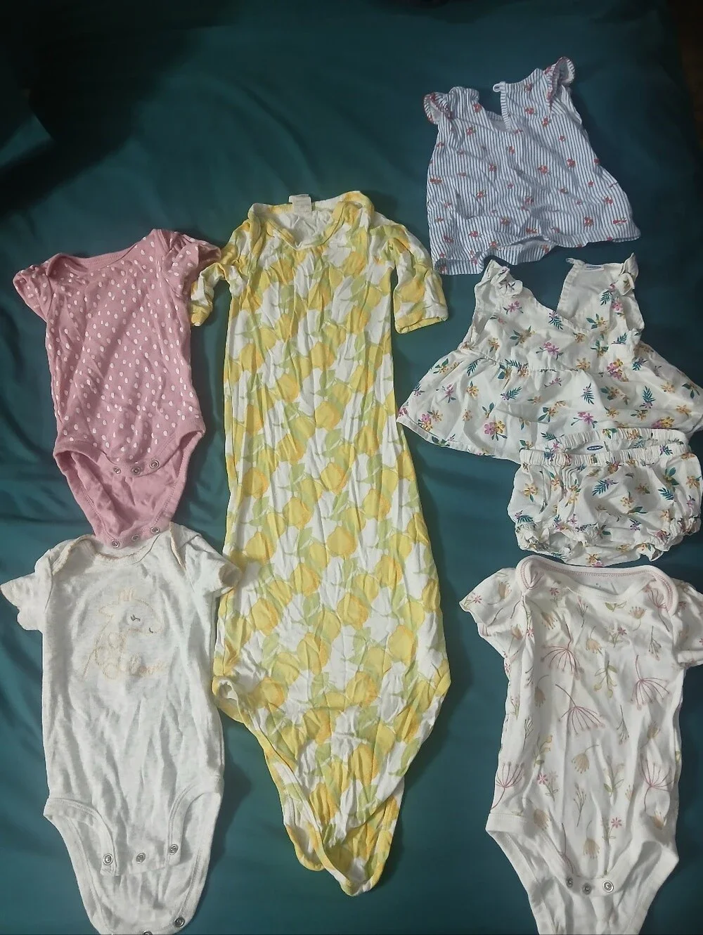 Baby Clothes Lot All Size 0-3 Months (Carter's,Cloud Island,Kate Quinn,Old Navy)