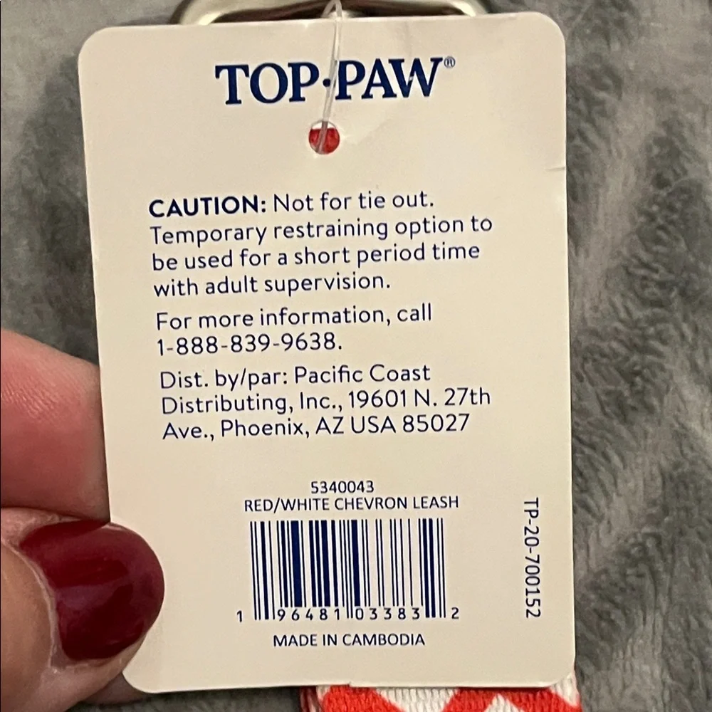 Top Paw vibrant chevron