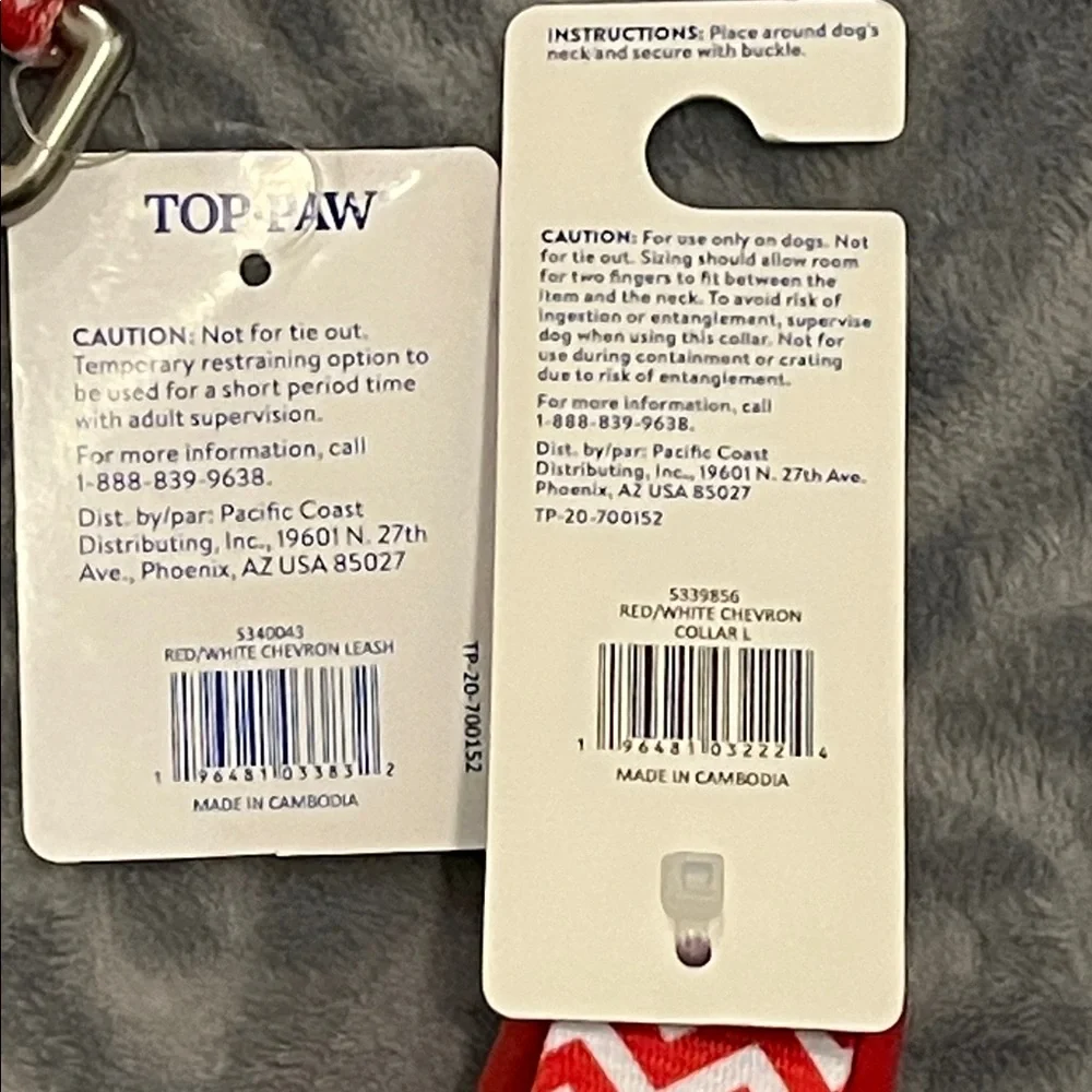 Top Paw vibrant chevron